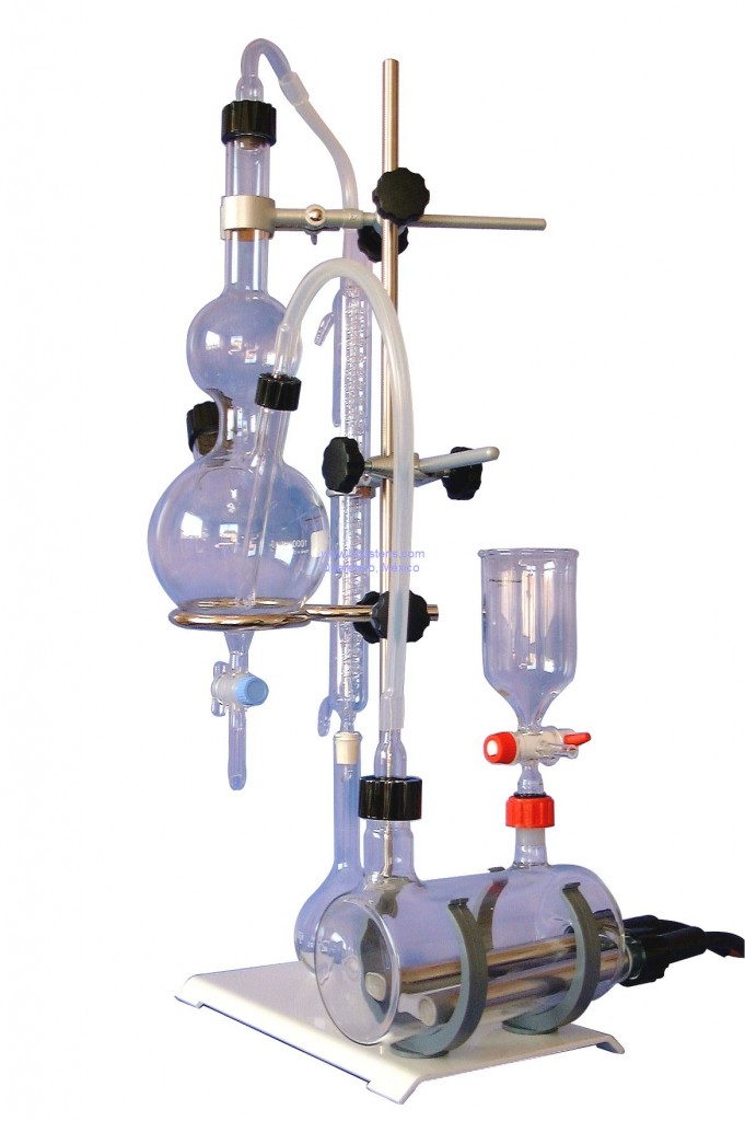 Destilador a Vapor Destilador para extraer alcohol y Acidez Volátil