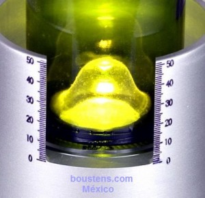 Sistema luminoso para botellas de vidrio